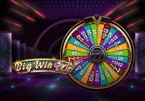 Big Win 777 spelscherm met heldere kleuren en speelsymbolen